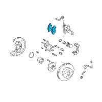 OEM 2004 Scion xA Brake Pads Diagram - 04465-52210