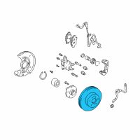 OEM 2005 Scion xB Rotor Diagram - 43512-52080