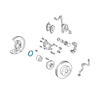 OEM Toyota Echo Inner Seal Snap Ring Diagram - 90521-77001