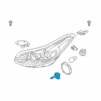 OEM 2021 Kia Niro Bulb Diagram - 1864765009K