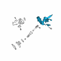 OEM Toyota Venza Steering Column Diagram - 45250-0T062