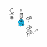 OEM 2014 Ford C-Max Coil Spring Diagram - DV6Z-5310-C