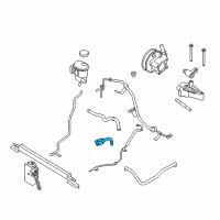 OEM 2008 Mercury Sable Upper Pipe Diagram - 5F9Z-3A719-B