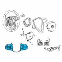 OEM BMW 840i SWITCH, MULTIFUNCT. STEERING Diagram - 61-31-9-873-221