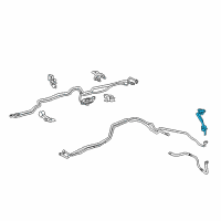 OEM 2015 Toyota Land Cruiser AC Tube Diagram - 88710-6B670