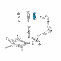 OEM Lexus GS300 Spring, Coil, FR Diagram - 48131-30D53