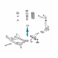 OEM 2018 Lexus GS F ABSORBER Set, Shock Diagram - 48510-80790