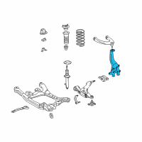 OEM 2014 Lexus GS350 KNUCKLE Sub-Assembly, Steering Diagram - 43201-30040