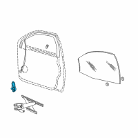 OEM 2003 Mercury Sable Motor Diagram - 5F1Z-5423395-A