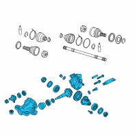 OEM 2011 Infiniti M56 Final Drive Assembly Diagram - 38300-1MG1C