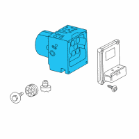 OEM 2008 Cadillac STS Brake Pressure Modulator Valve Assembly Diagram - 15298281