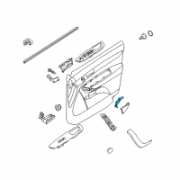 OEM 2014 Kia Sorento Body-Door Courtesy Lamp Diagram - 926321U000