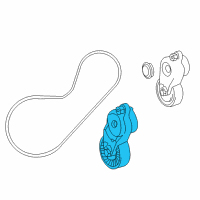 OEM Toyota RAV4 Serpentine Tensioner Diagram - 16620-0V051