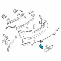 OEM Infiniti Q50 Distance Sensor Assembly Diagram - 28438-4GA6C