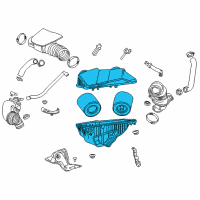 OEM 2018 Cadillac ATS Air Cleaner Assembly Diagram - 84100702