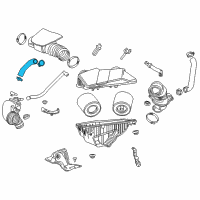 OEM 2017 Cadillac ATS By-Pass Hose Diagram - 12662888