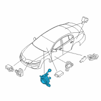 OEM Lincoln MKS Clock Spring Diagram - AA5Z-14A664-A