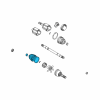 OEM Pontiac Boot Kit-Front Wheel Drive Shaft Cv Joint Diagram - 15269918