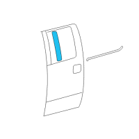 OEM 2005 Ford F-150 Upper Molding Diagram - 5L3Z-18255A35-AAA