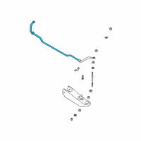 OEM 2000 Nissan Xterra Stabilizer-Front Diagram - 54611-9Z400