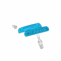 OEM 2002 Toyota Highlander High Mount Lamp Diagram - 81570-48040