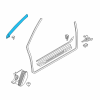 OEM 2003 BMW 325Ci Covering Left Diagram - 51-43-8-223-171