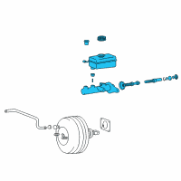 OEM Hyundai XG350 Cylinder Assembly-Brake Master Diagram - 58510-39300
