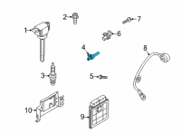 OEM 2022 Hyundai Sonata Sensor-Crankshaft Position Diagram - 39180-2J100