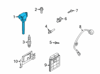 OEM 2022 Hyundai Elantra Coil Assembly-Ignition Diagram - 27300-2J300