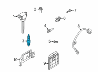 OEM 2021 Kia Rio Plug-Spark Diagram - 1887111070