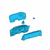 OEM 2004 Toyota Land Cruiser Cluster Assembly Diagram - 83800-6D871