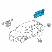 OEM 2019 Chevrolet Blazer Module Diagram - 84829910