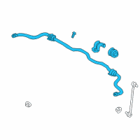 OEM Hyundai Bar Assembly-Front Stabilizer Diagram - 54810-A5000