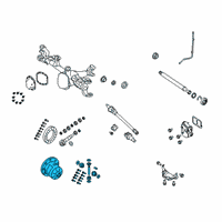 OEM 2020 Jeep Gladiator Case Kit-Differential Diagram - 68476426AA