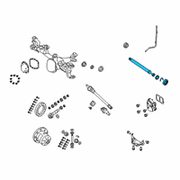 OEM 2018 Jeep Wrangler Intermediate Shaft Diagram - 68400416AA