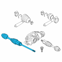 OEM 2012 BMW 528i xDrive Front Right Axle Shaft Diagram - 31-60-7-618-680