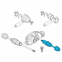 OEM 2012 BMW 550i xDrive Front Drive-Cv Shaft Axle Assy Diagram - 31-60-7-618-681