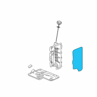 OEM Pontiac Torrent Side Cover Gasket Diagram - 24229593