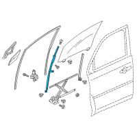 OEM 2019 Honda Ridgeline Sash, R. FR. Door Quarter Diagram - 72230-TG7-A11