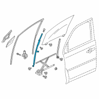 OEM 2021 Honda Pilot Sash, R. FR. Door Quarter Diagram - 72230-TG7-A11