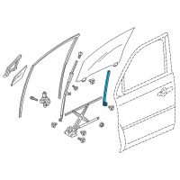 OEM 2021 Honda Pilot Sash, R. FR. Door Center (Lower) Diagram - 72231-TG7-A01