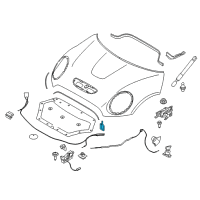 OEM BMW 330e Catch Bracket Diagram - 51-23-7-247-080