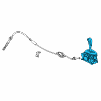 OEM Chevrolet Spark Gear Shift Assembly Diagram - 95299546