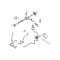 OEM 2006 Nissan Maxima Hose & Tube Assy-Power Steering Diagram - 49721-7Y000