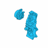 OEM 2018 BMW X2 Engine Water Pump Housing Diagram - 11-51-8-601-366