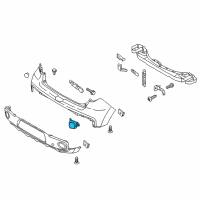 OEM Kia Soul EV Lamp Assembly-Rear R/REF Diagram - 92405B2500