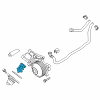 OEM BMW 328d xDrive Thermostat Diagram - 11-51-8-512-234