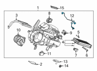 OEM Toyota Highlander Wire Harness Diagram - 82212-0E090