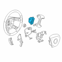 OEM Cadillac Escalade EXT Radio Switch Diagram - 25851951