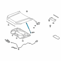 OEM 2016 Toyota 4Runner Strut Diagram - 53450-0W190